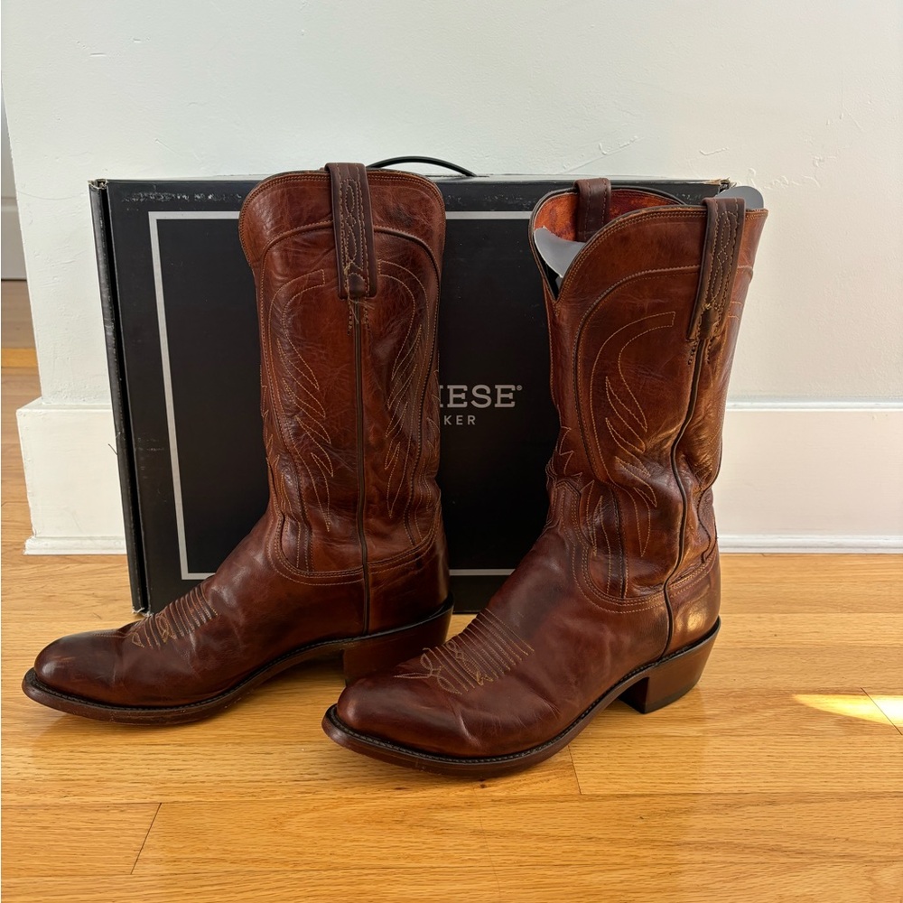 Men’s Lucchese 1883 Cowhide Boots 8.5 D
